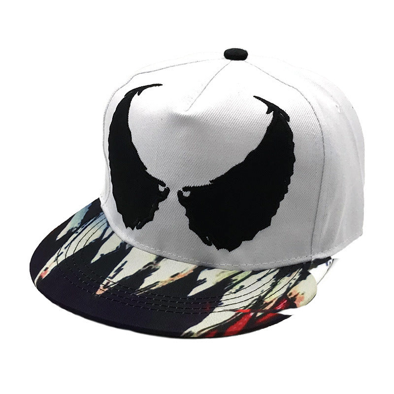 Wholesale Flat Brim Hip Hop Hat Wings Embroidery Baseball Cap ACC-HT-Huiyu005