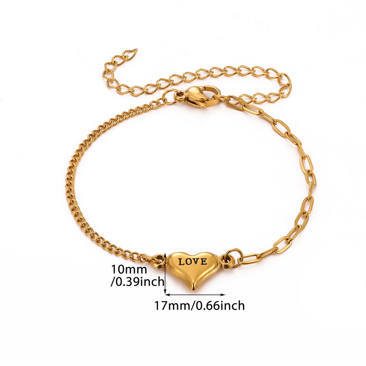 Wholesale Stainless Steel 18K Gold-Plated Bracelet