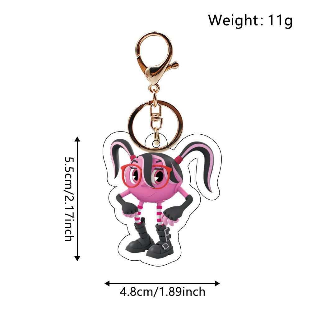 Wholesale acrylic game cartoon Keychains ACCVIP