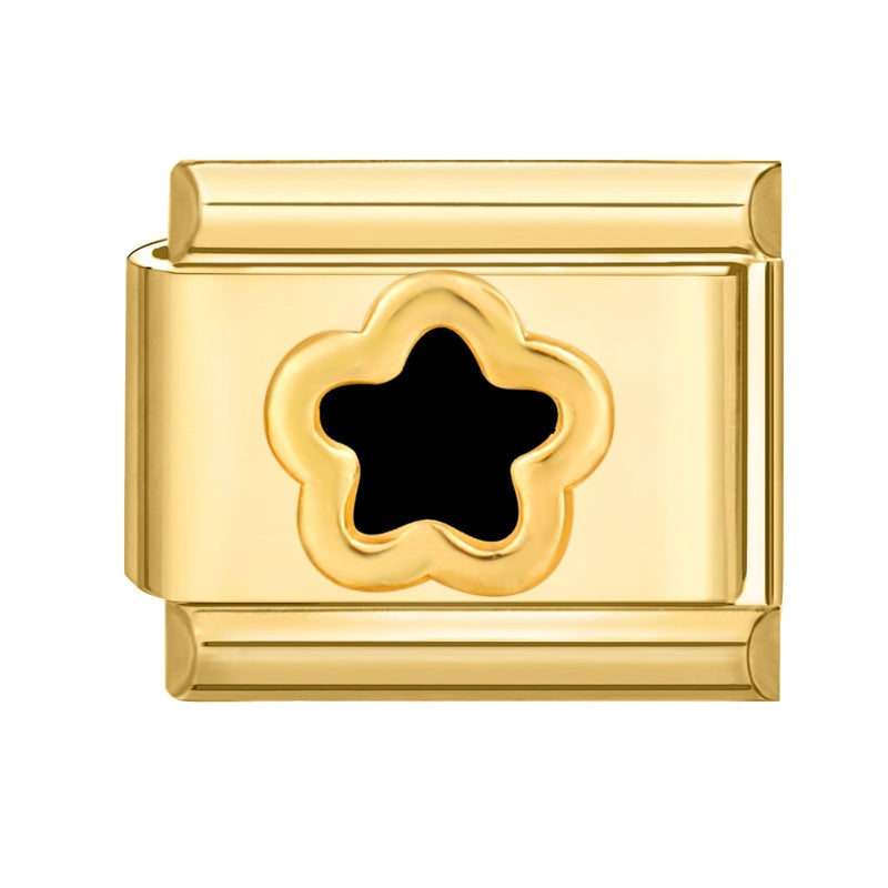 Wholesale Italian Charm Bracelet 9mm DIY Splicing Creative Pattern Stainless Steel Composable Bracelet