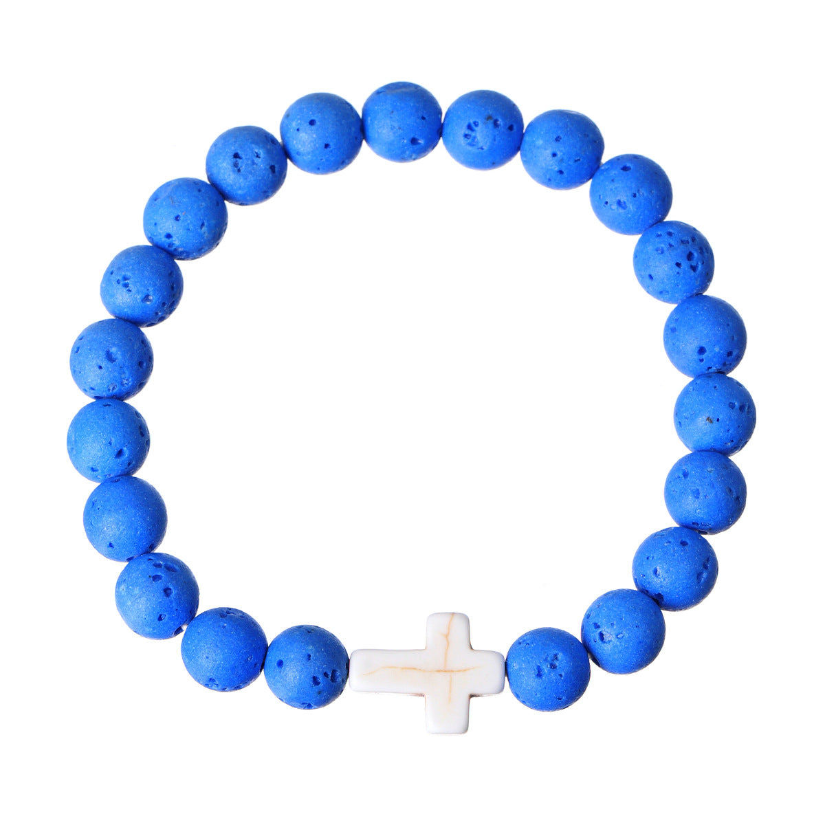 Wholesale  mixed color cross beaded bracelet