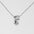 Wholesale  titanium steel smooth bubble letter necklace
