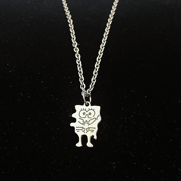 Wholesale 3pcs Cartoon Cute Non-fading Hip Hop Necklace ACC-NE-JiuS002