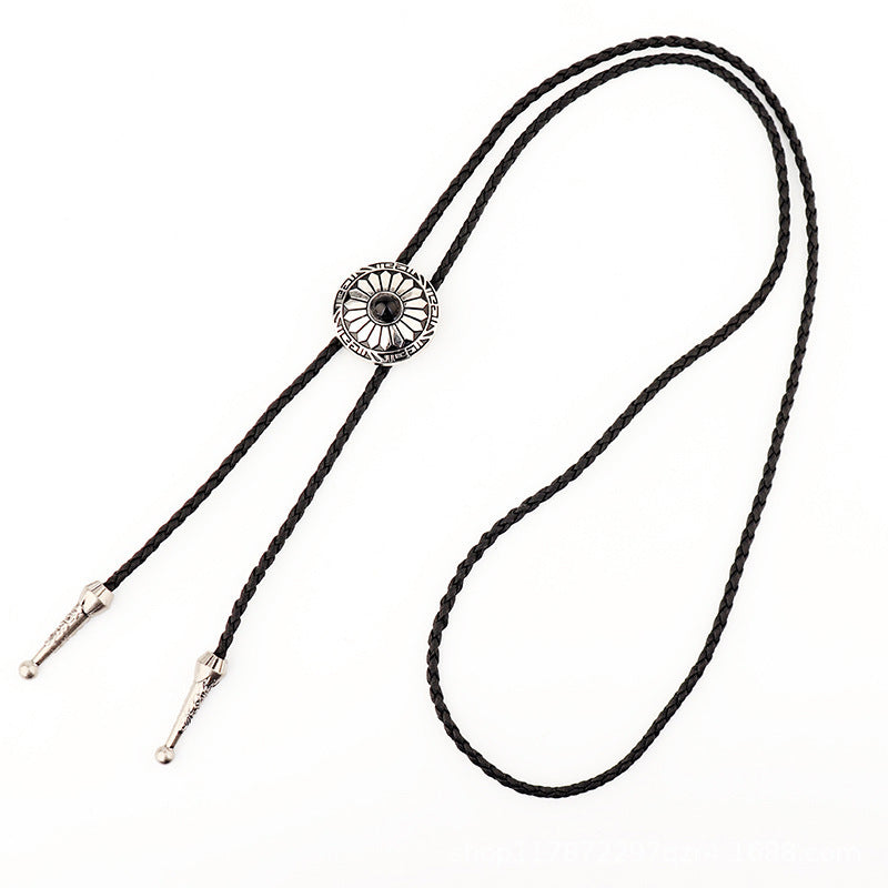 Wholesale Vintage Chrysanthemum Gemstone Turquoise Necklace