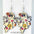 Wholesale 2 pairs/pack Flower Ghost Bohemian Retro Thanksgiving Pumpkin Cute Earrings