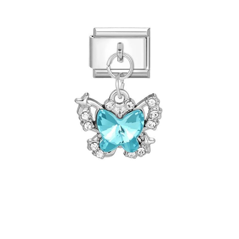 Wholesale Stainless Steel DIY Pendant Charms - Modern Unisex Jewelry Making Components for Boutique Resale
