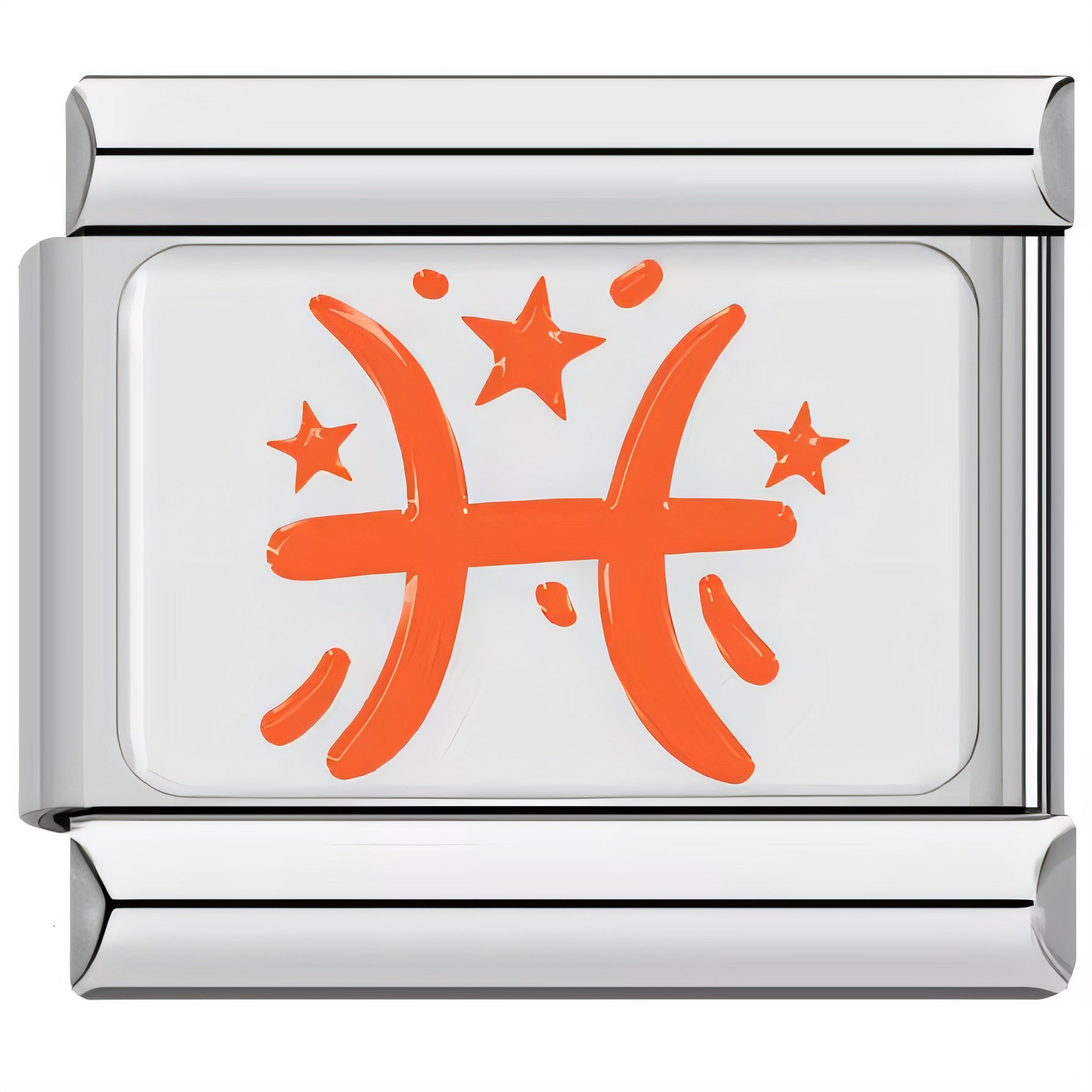 Bracelet de charme italien en gros 9 mm Symbole de zodiaque DIY Symbole en acier inoxydable