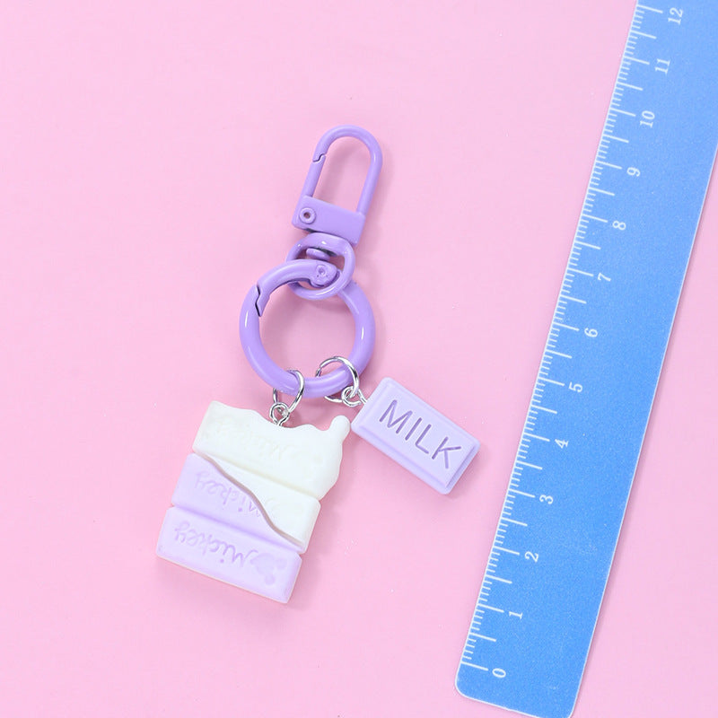 Wholesale Resin Chocolate Block Keychain ACC-KC-HuiMei004
