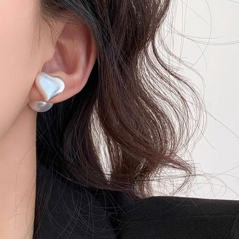 Wholesale Heart Pearl Earrings