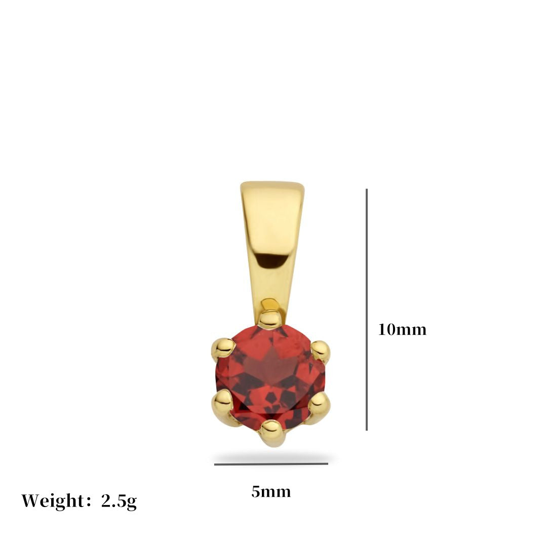 Wholesale Colorful Zircon 12 Birthstone Pendant