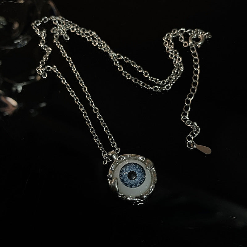 Wholesale Evil Eye Necklace Blue Eyes Clavicle Chains Choker Necklaces ACC-NE-JiuHao001