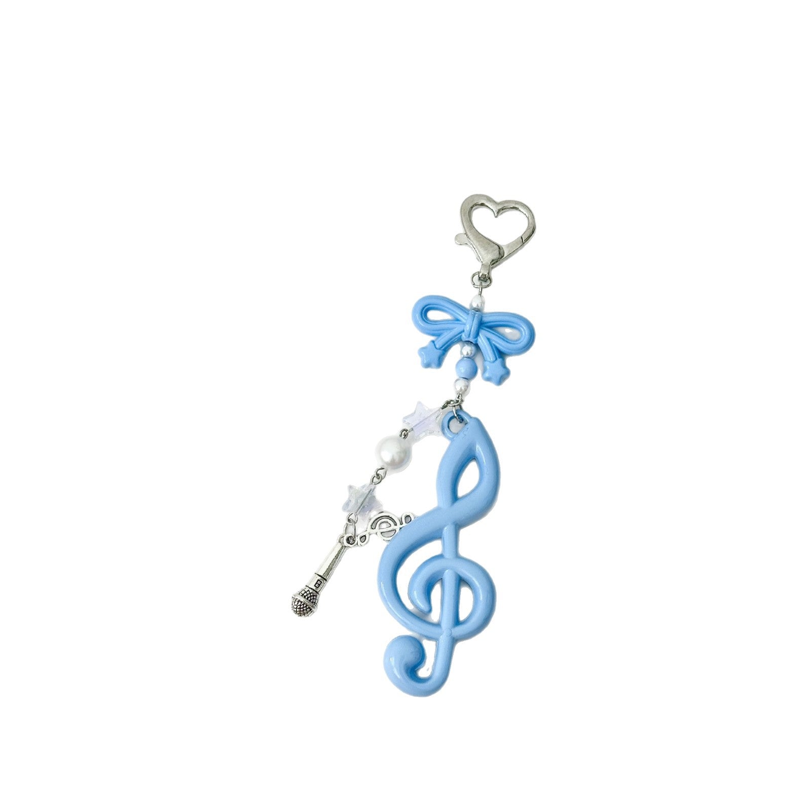 Wholesale  Big Note Cute Keychain Beaded Keychains