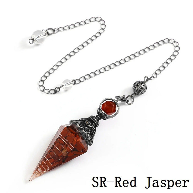 Wholesale Amethyst Crystal Hexagon Pendant Ancient Silver for DIY Jewelry Making Decorative Gift