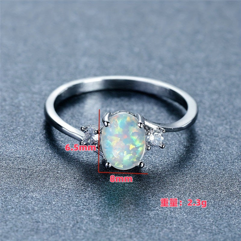 Wholesale  colored diamond ring  light luxury  ring