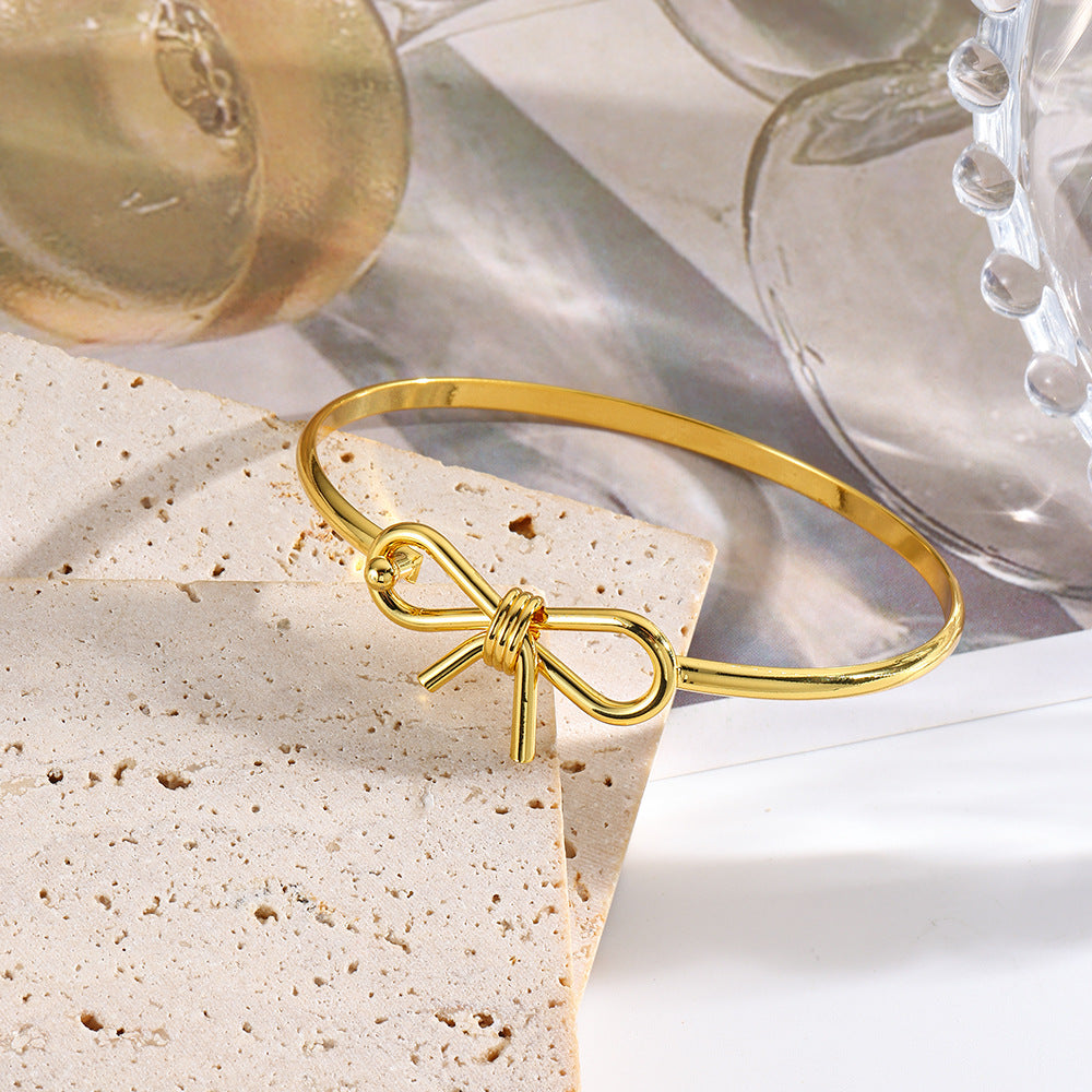 Wholesale  Twist Bow Bracelet