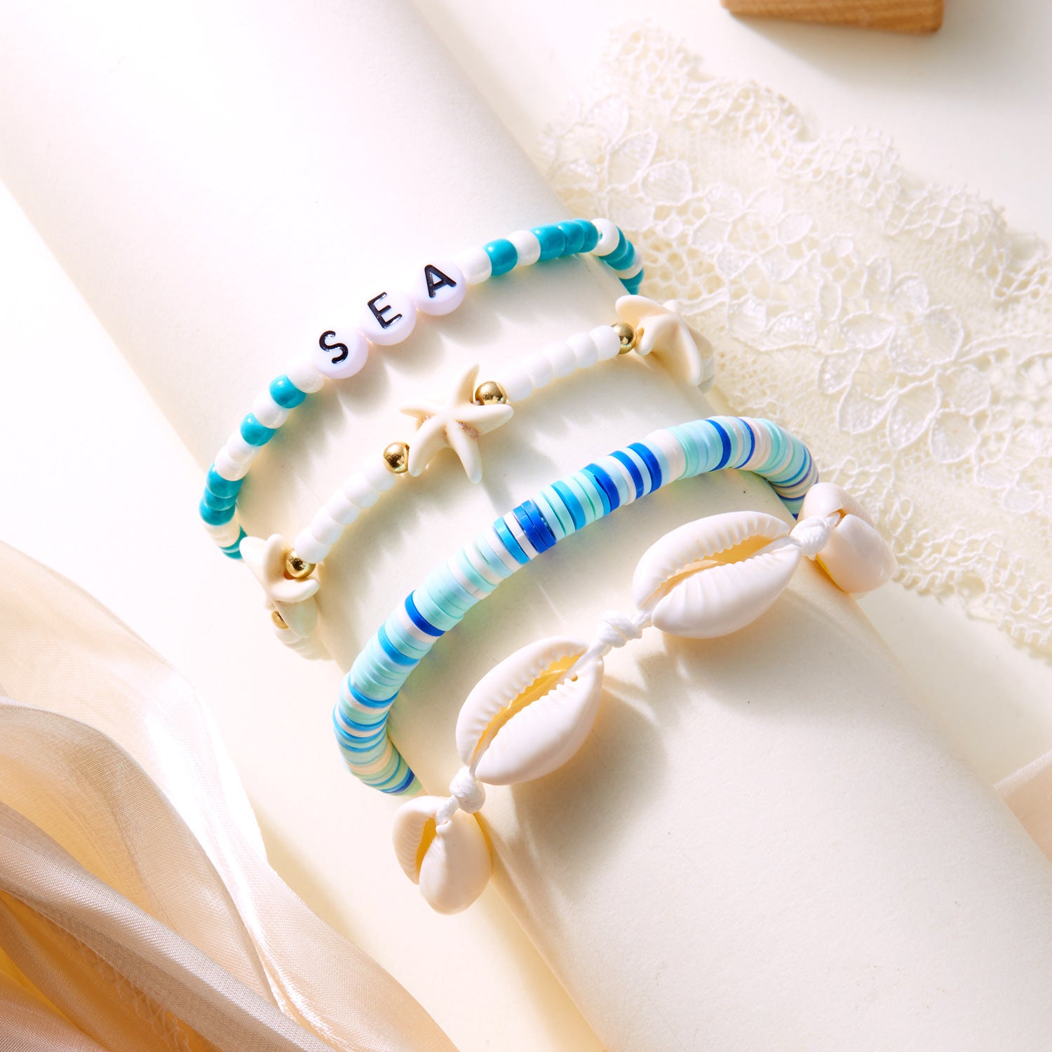 Wholesale Bohemian Style Shell Combination Bracelet