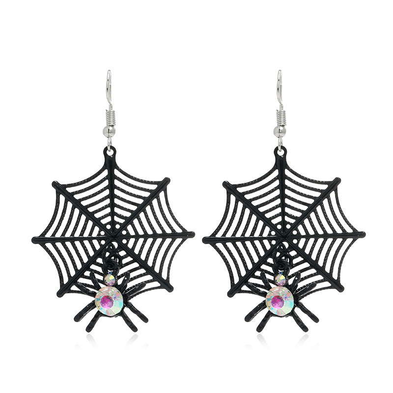 Wholesale  Theme Black Cat Pumpkin Dripping Oil Earrings - Fashion Jewelry Accessory for Party Gift Boutique