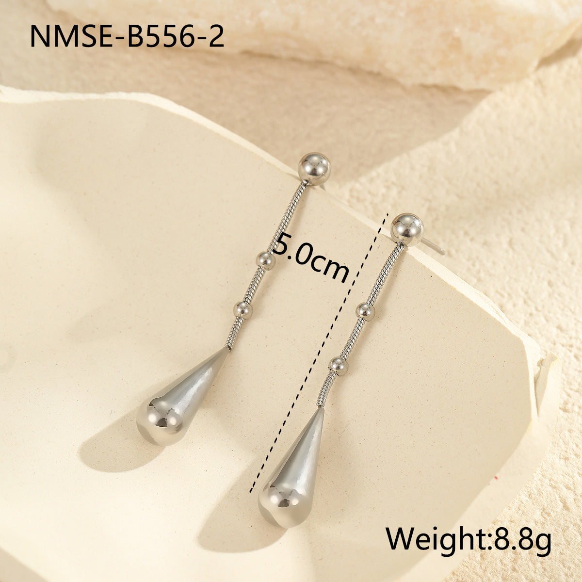 Wholesale Water Drop Earrings Stainless Steel Earrings