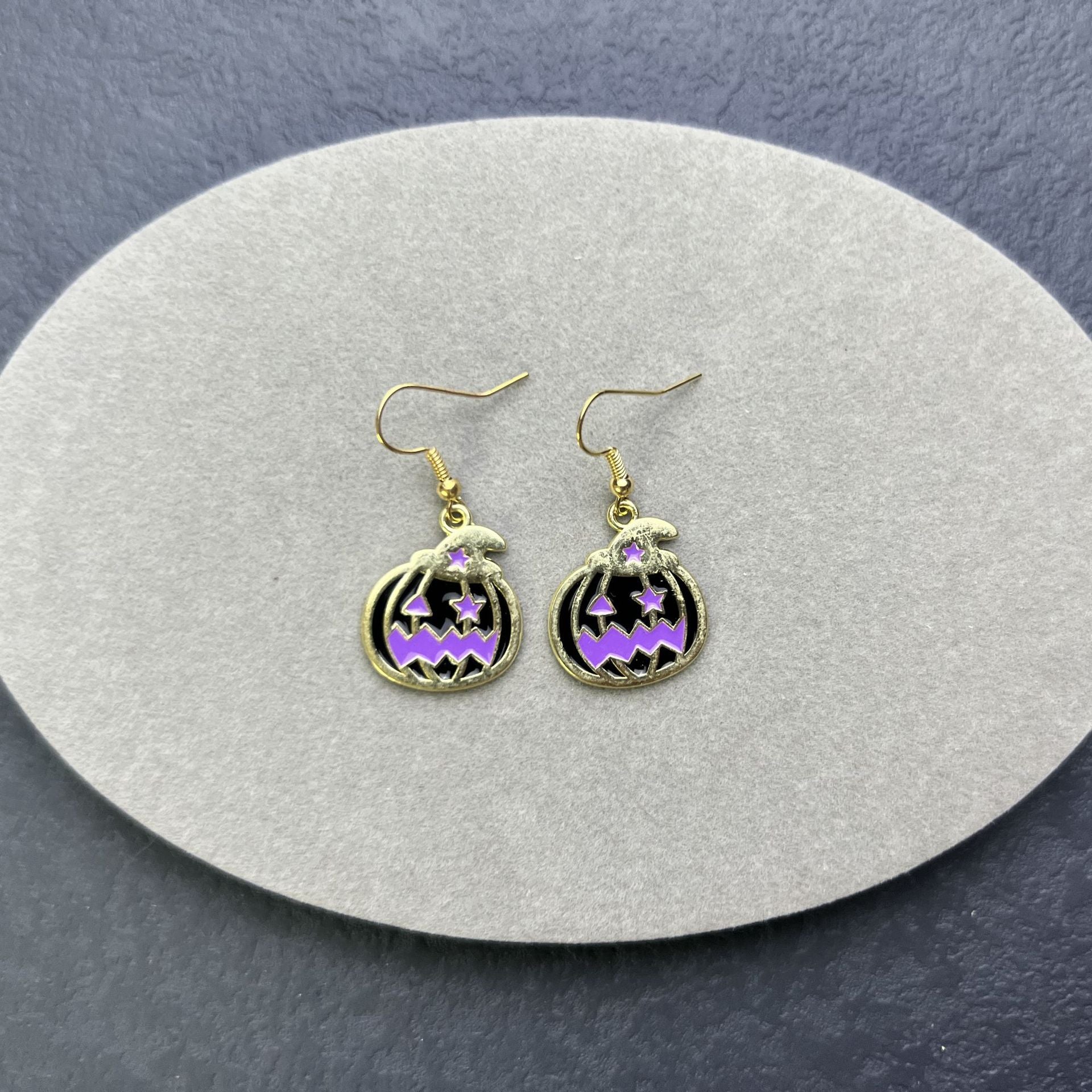 Wholesale Halloween Ghost Pumpkin Spider Witch Spoof Earrings ACC-ES-Nanh001