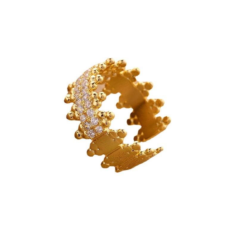 Wholesale Zirconia Copper Open Adjustable Rings ACC-RS-Chengy001