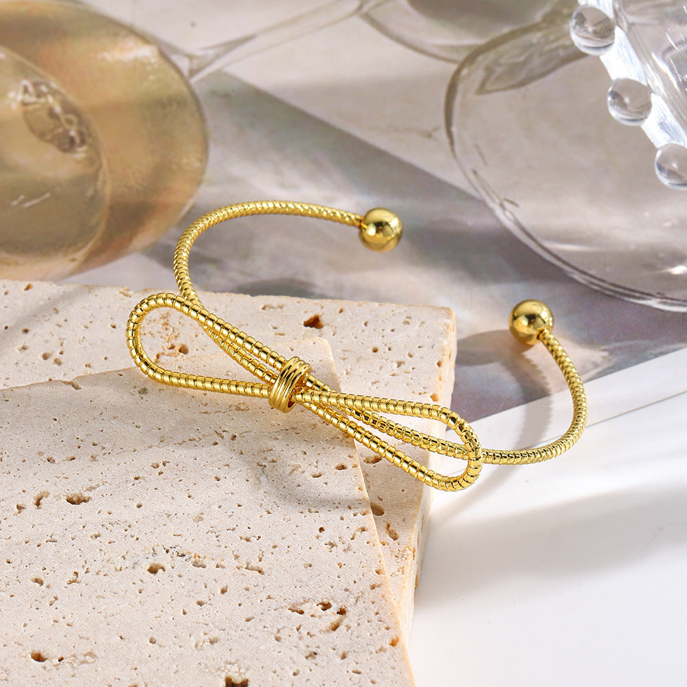Wholesale  Twist Bow Bracelet