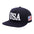 Wholesale  baseball cap embroidered USA flat brim hat
