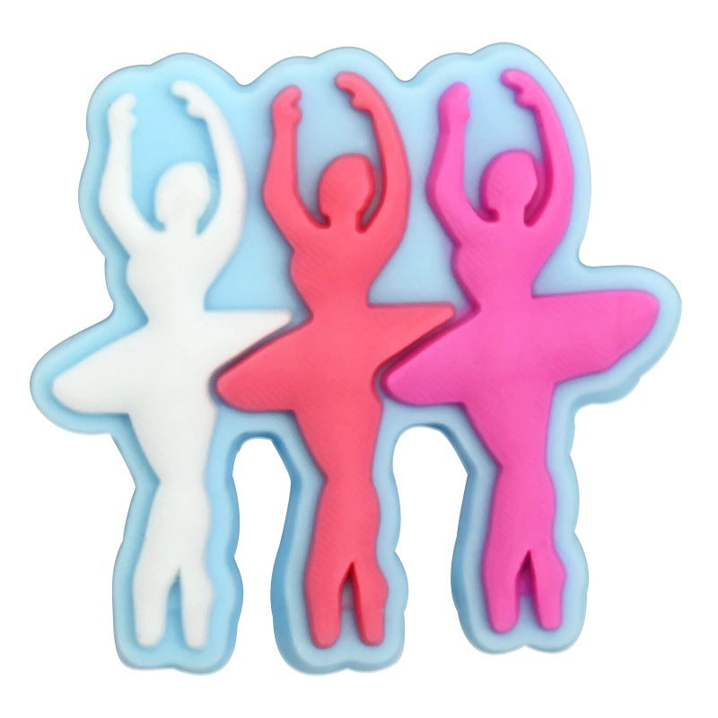 Wholesale Random 100pcs Ballet Series Shoes Accessories Shoes Charms