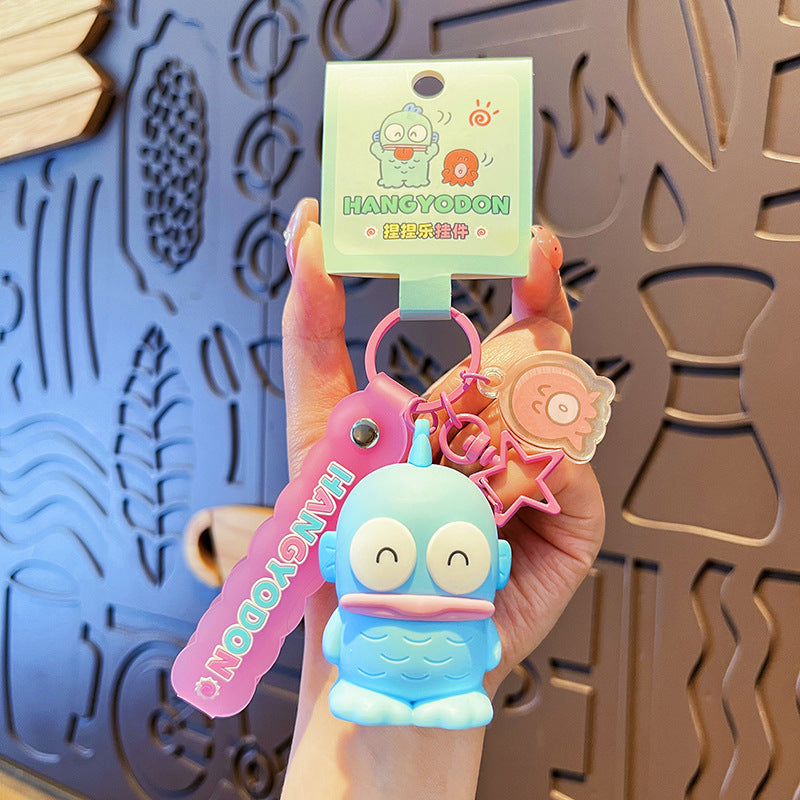 Wholesale Cartoon Cute Fish PVC Soft Glue Keychain Creative Keychain ACCVIP-KC-HangLi006