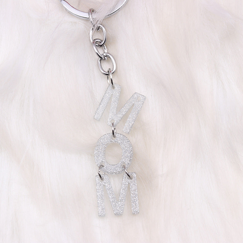Wholesale Mother's Day Gift MOM Acrylic Keychain ACC-KC-DA009