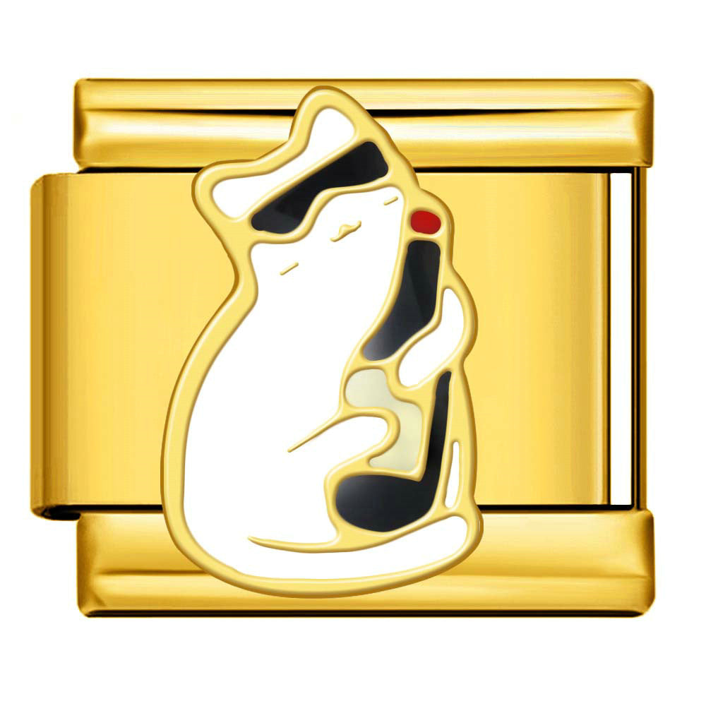 Wholesale 9mm Italian Charm Starter Bracelets DIY Cat and Dog Single Section Creative Stainless Steel Composable Bracelet