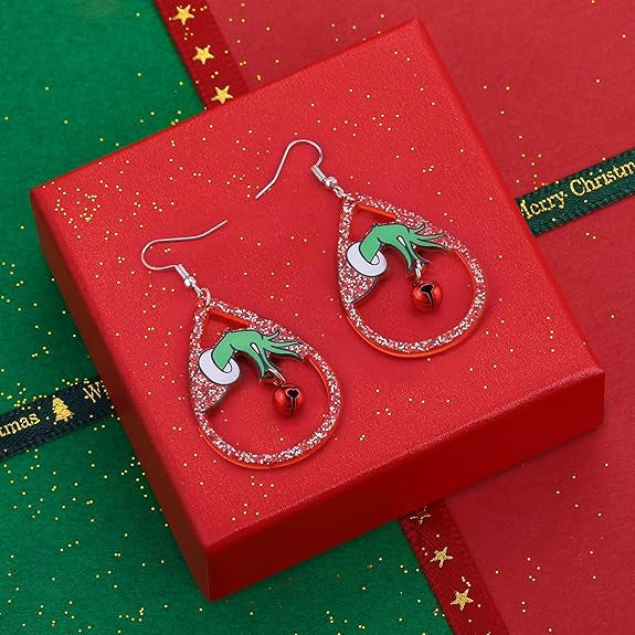 Wholesale Christmas jewelry  acrylic earrings