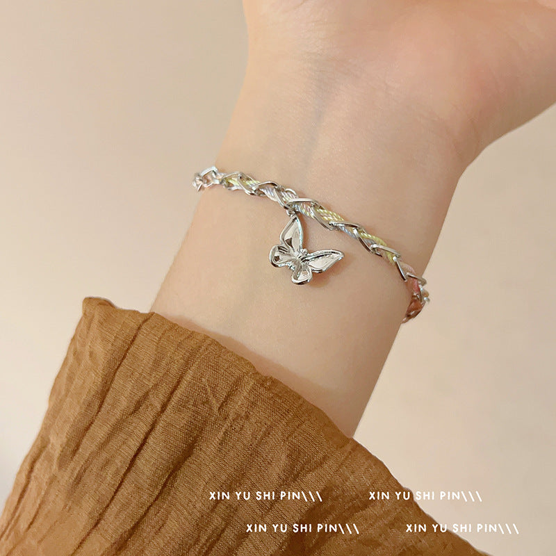 Wholesale Alloy electroplating Butterfly Bracelet