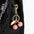 Wholesale Leopard Print Red Cherry Keychain