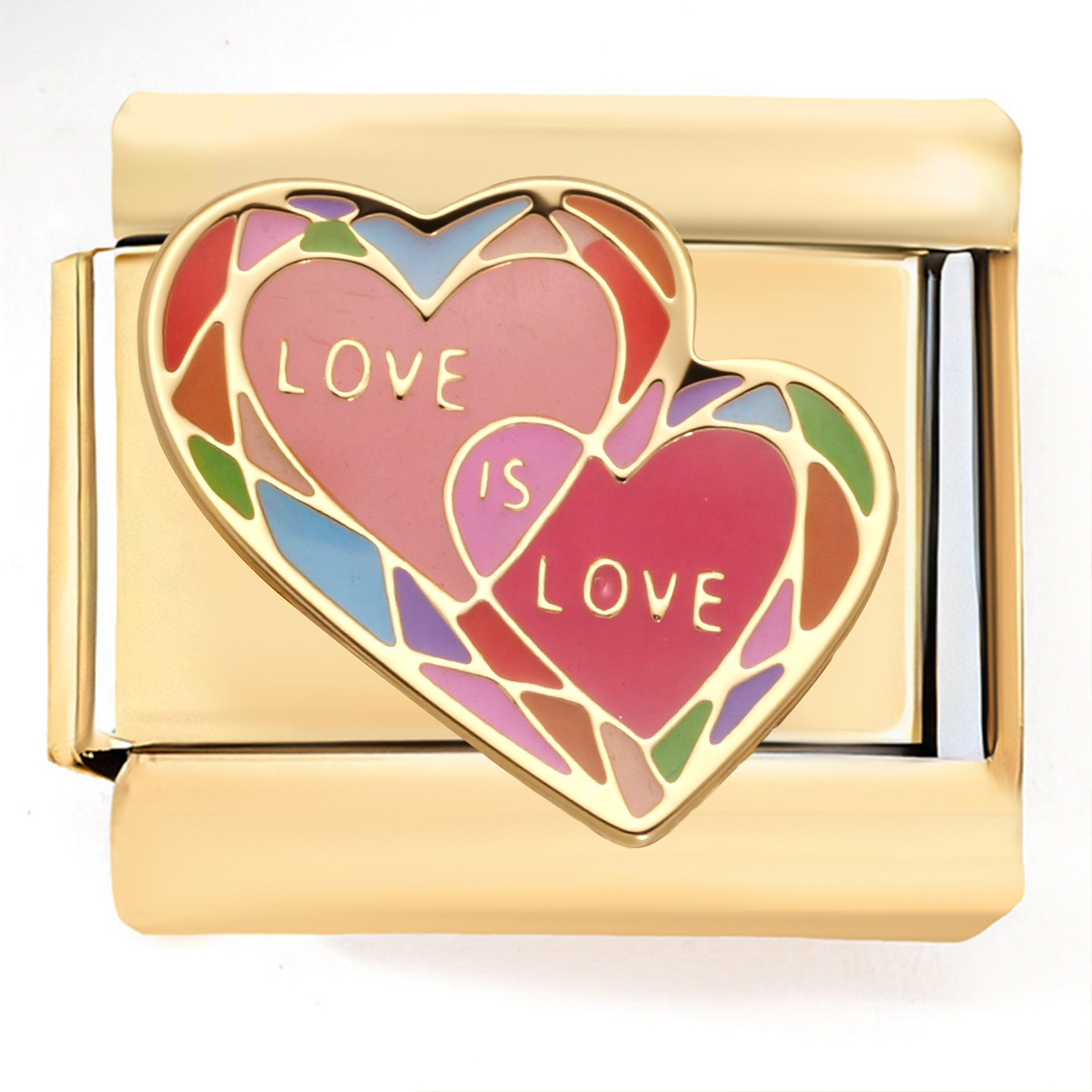 Wholesale Italian Charm Bracelet 9mm DIY Gold-Plated Navigation  Creative Stainless Steel Composable Bracelet