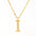 Wholesale  titanium steel diamond letter necklace English clavicle chain
