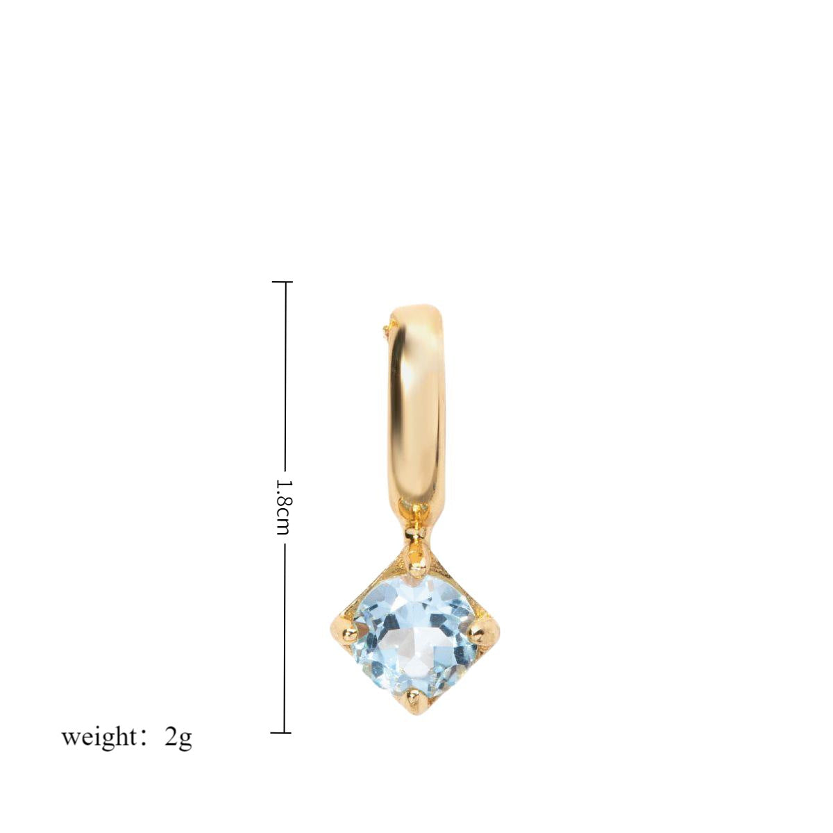 Wholesale Stainless Steel Free Assembly DIY Accessories Twelve Birthstones Pendant