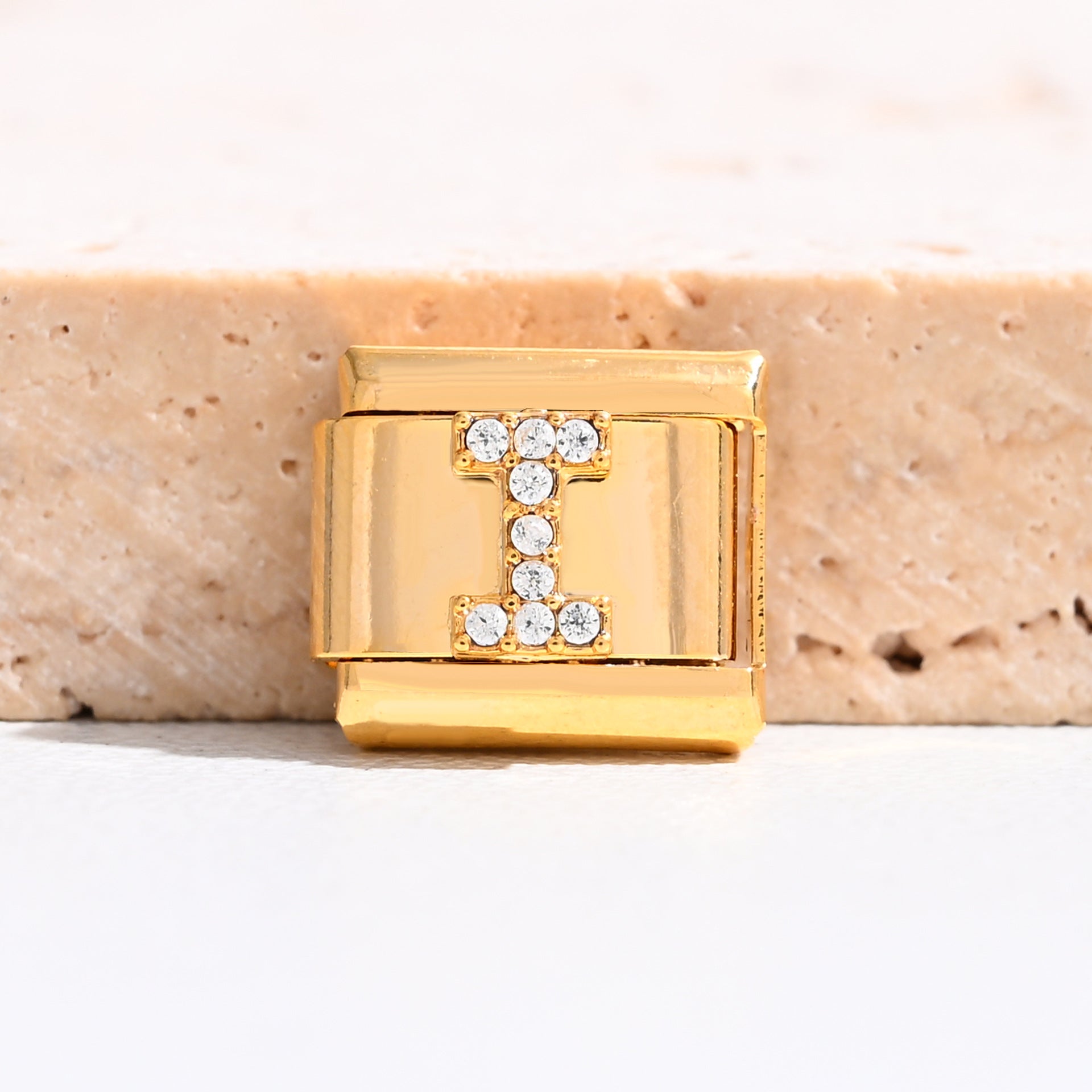 Wholesale 9mm Italian Charm Starter Bracelets DIY Letter Stainless Steel Composable Bracelet