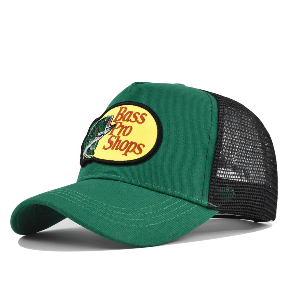 Wholesale Embroidered embroidered beveled hat summer sun visor hat