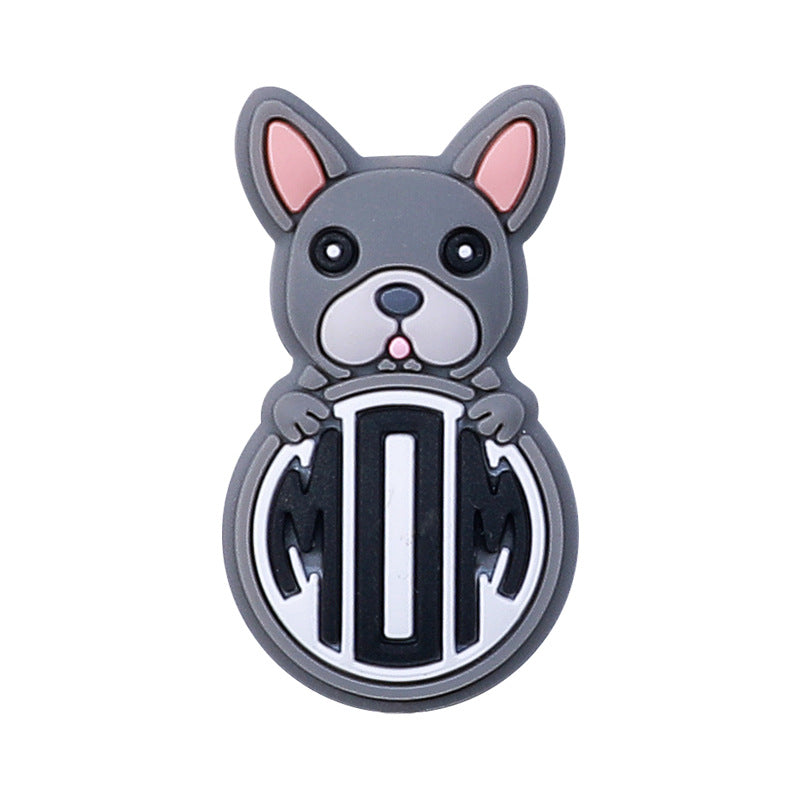 Wholesale 20pcs Cat MOM Silicone Focal Beads DIY Beaded Pen Accessories Mother's Day ACC-BDS-HeXing024