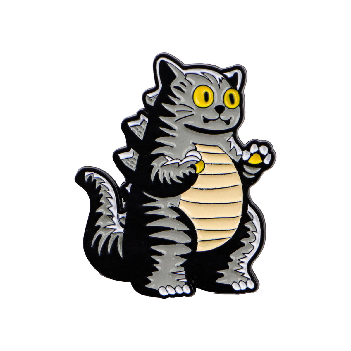 Wholesale Monster Cat English Quote Brooch Badge