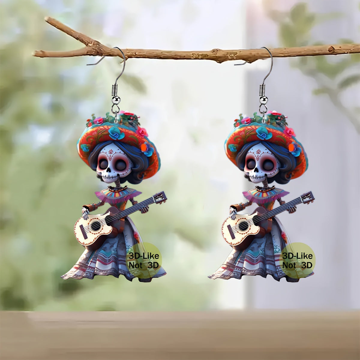 Wholesale  Gothic Punk Acrylic Halloween Earrings