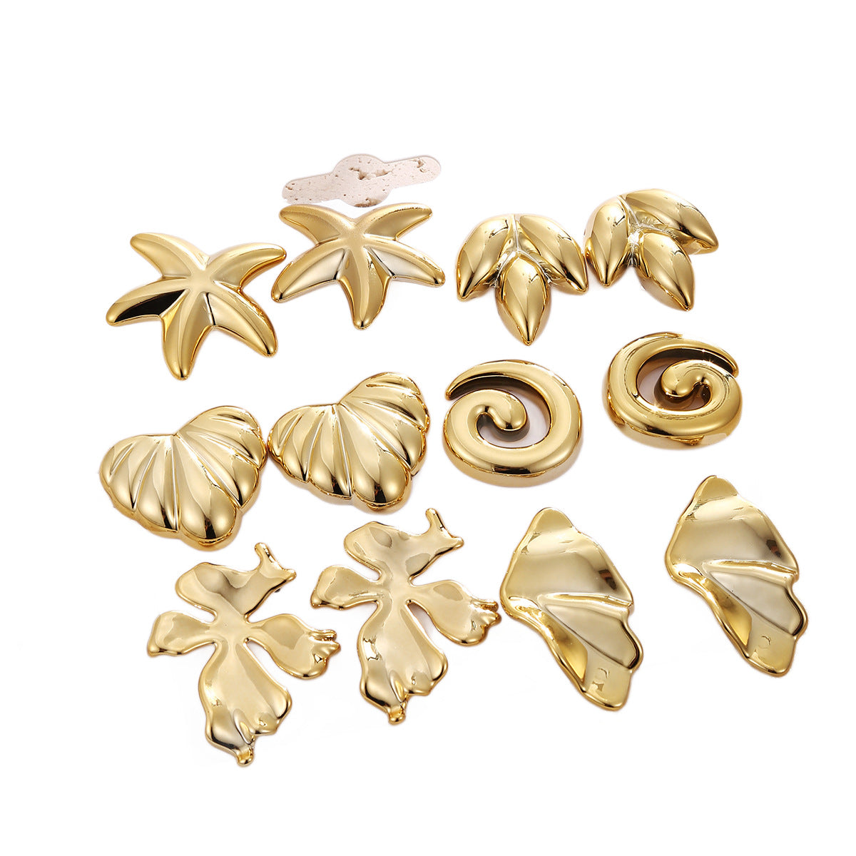 Wholesale Irregular Geometric Heart-Shaped Earring Set