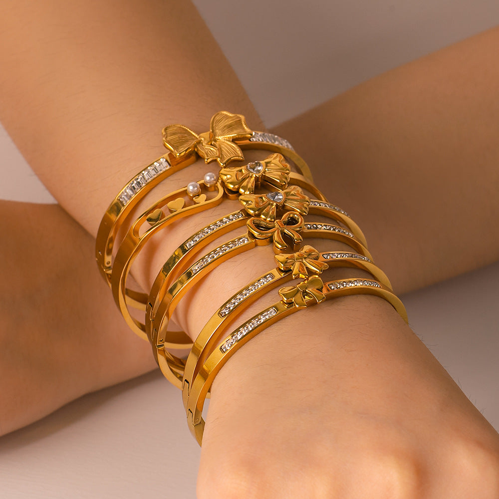 Bracelet en gros de nœud d'arc