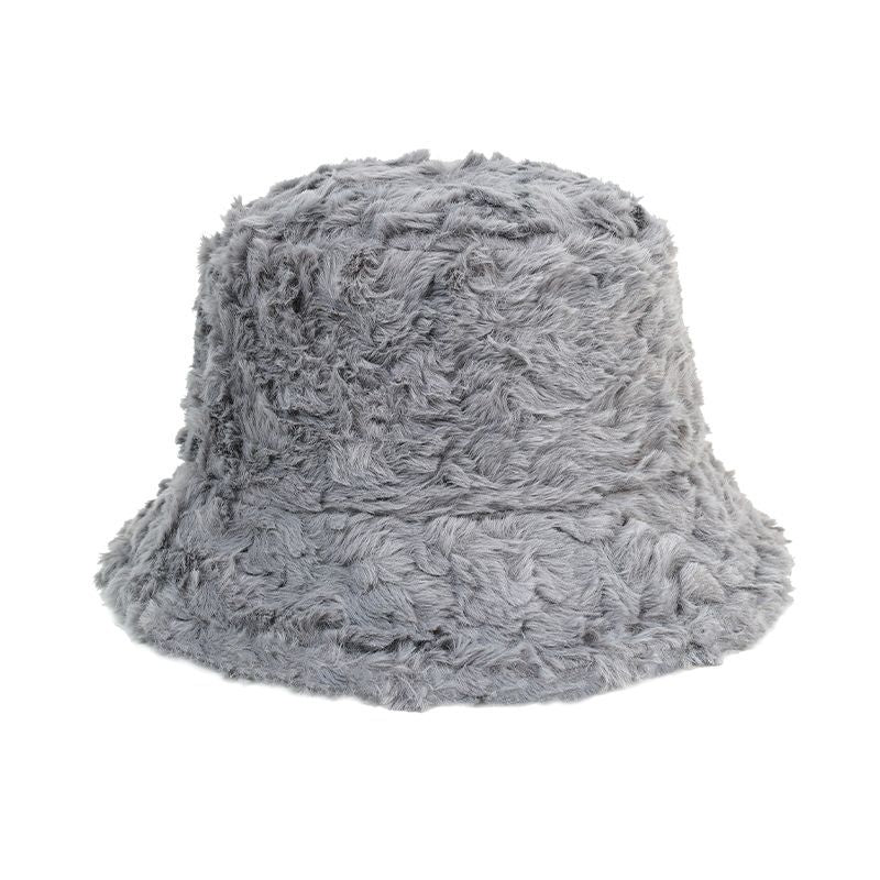 Wholesale Winter soft wool lamb ferret Bucket Hat