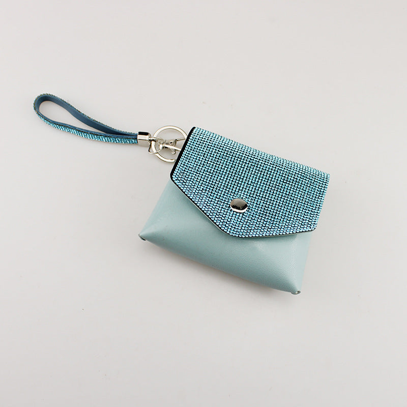 Wholesale Diamond Lipstick Tube Storage Bag Keychain ACC-KC-TMS012