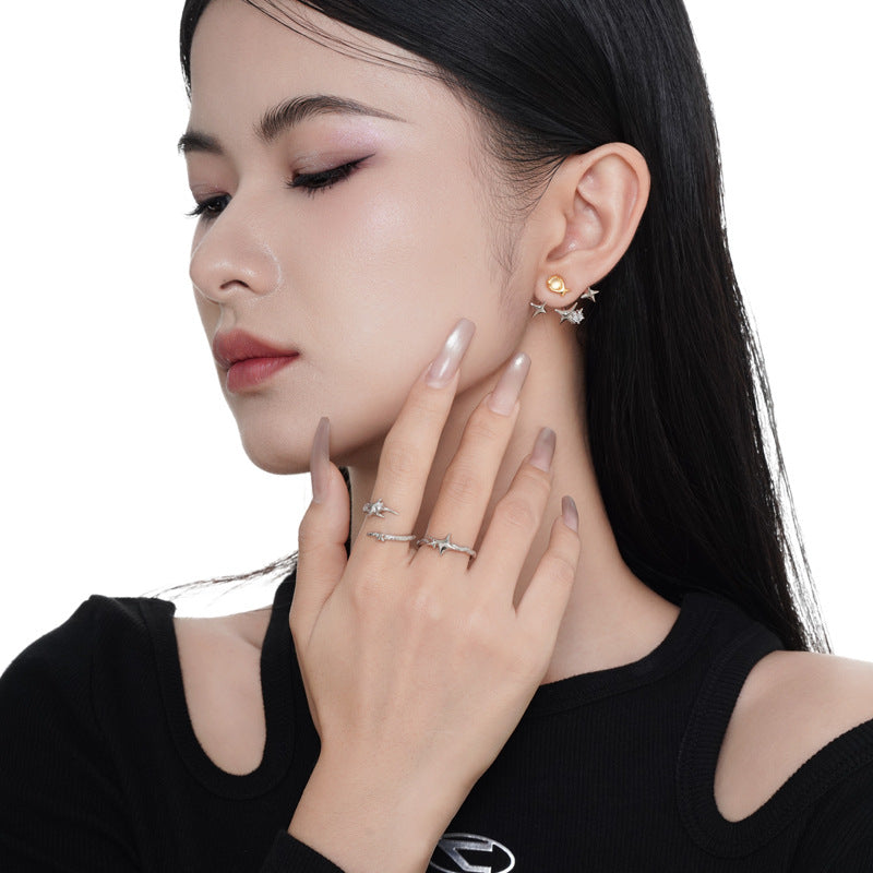 Wholesale  S925 Sterling Silver Star Ring