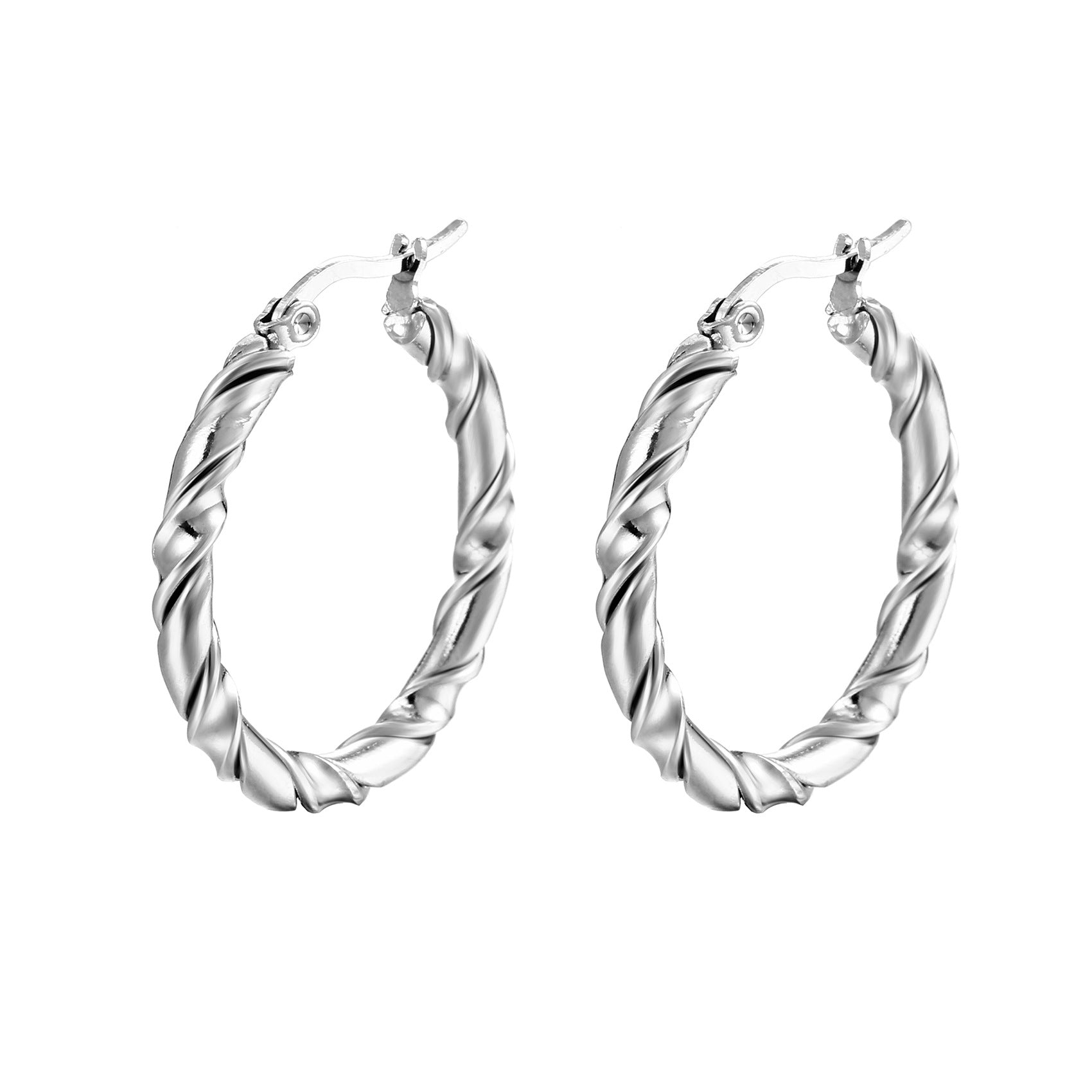 Wholesale Stainless Steel Women's Ear Buckle Earrings