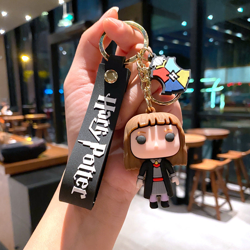 Wholesale Cartoon Cute PVC Soft Keychains Creative Keychain ACC-KC-XinShu014