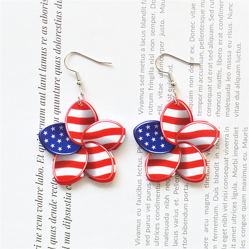 Wholesale Forest Flower Earrings Creative Acrylic Earrings ACC-ES-XN017