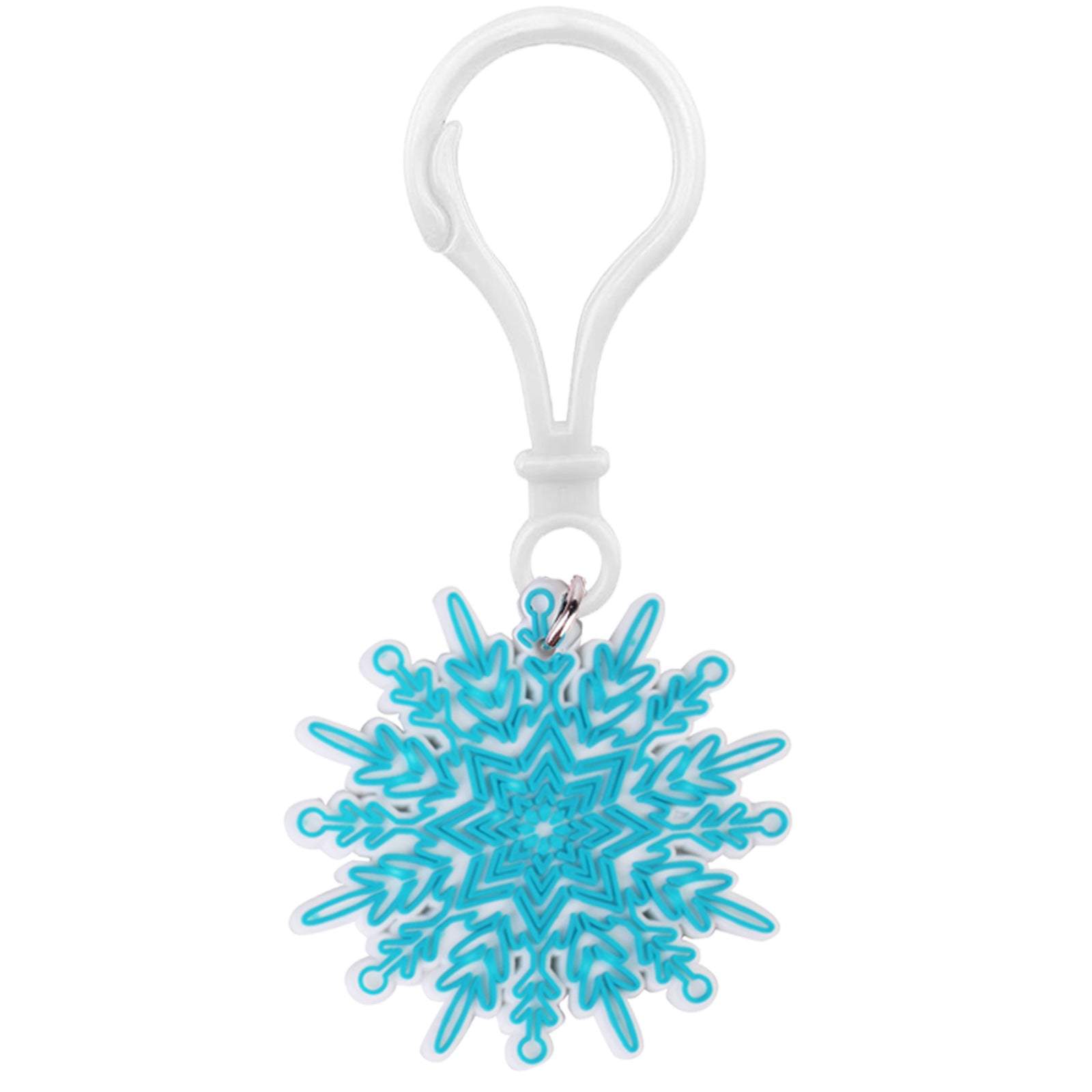 Wholesale PVC Christmas Snowman Keychain Pendant Bookbag Charm Winter Gift